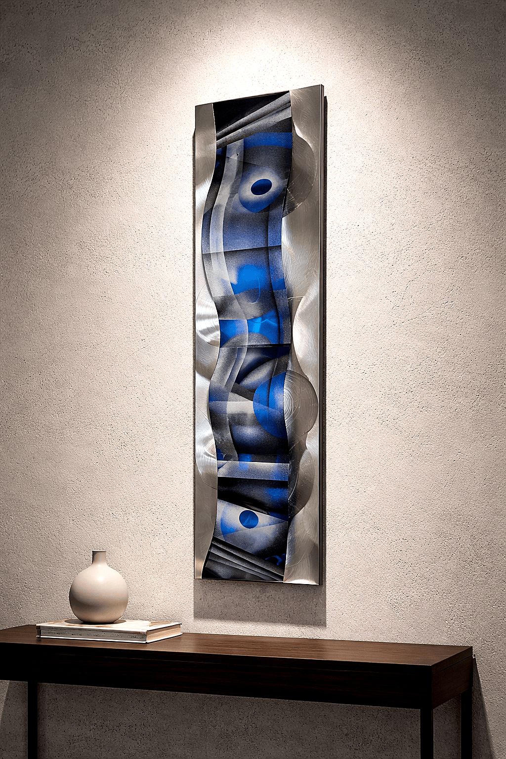 Celestial Flow - Metal Wall Art 12"x46"