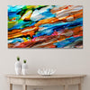 Colorful Abstract Painting - Metal Wall Art - Trending Home Decor - Living Room Bedroom Office - Wall Art - Large Unique Art 48" x 24" Hand Painted Multicolor Painting - Modern Home Decor - "Instant Joy"