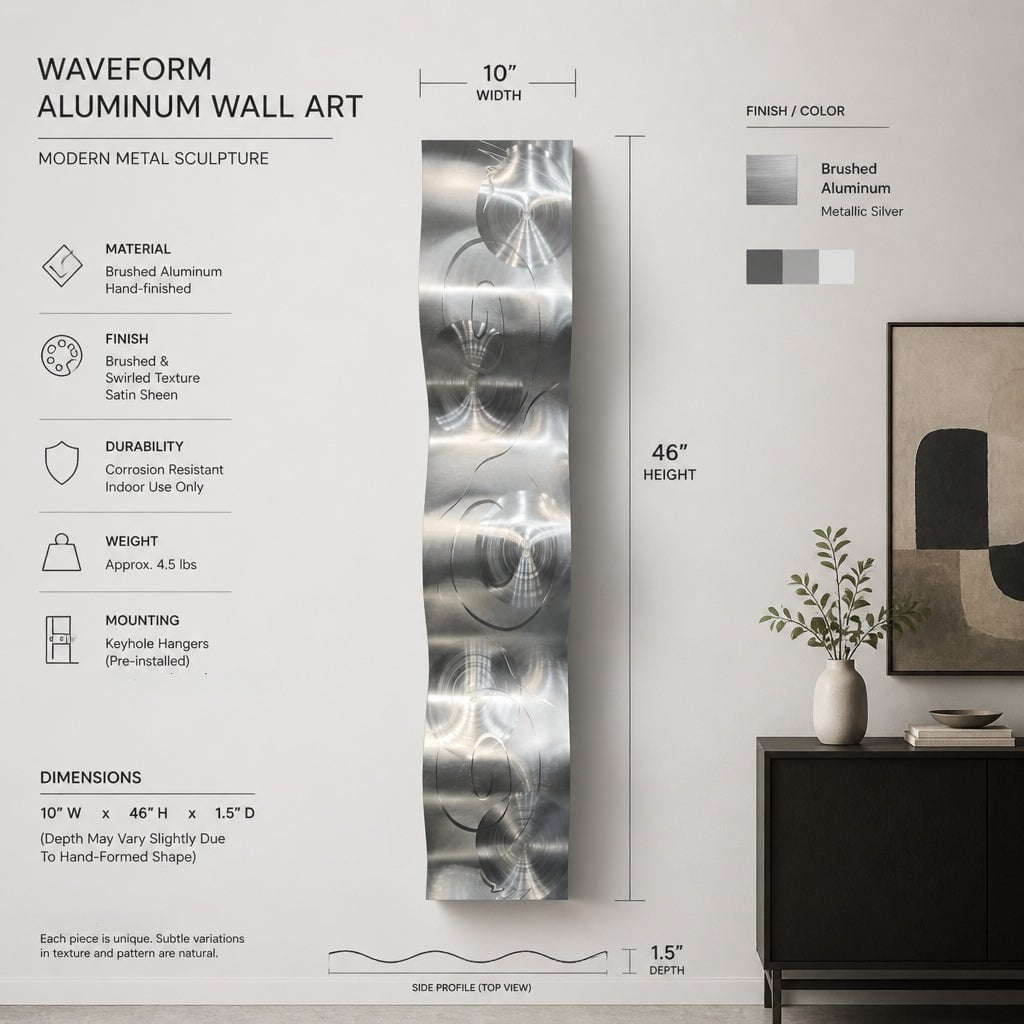 Sovereign Flow - Metal Wall Art 10"x46"