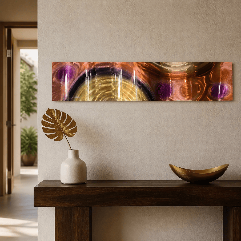Waveform Luxe - Metal Wall Art 10"x46"