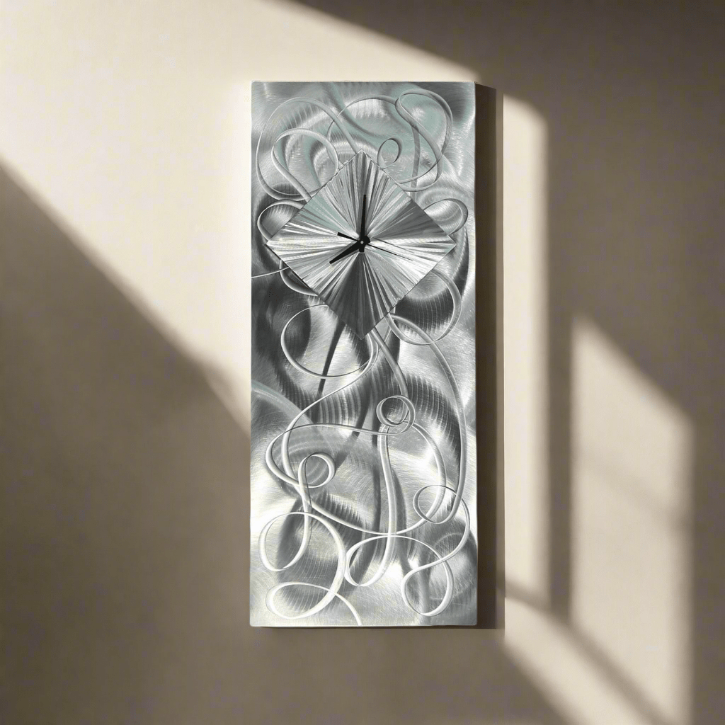 Light Source - Metal Wall Clock 24"x10"