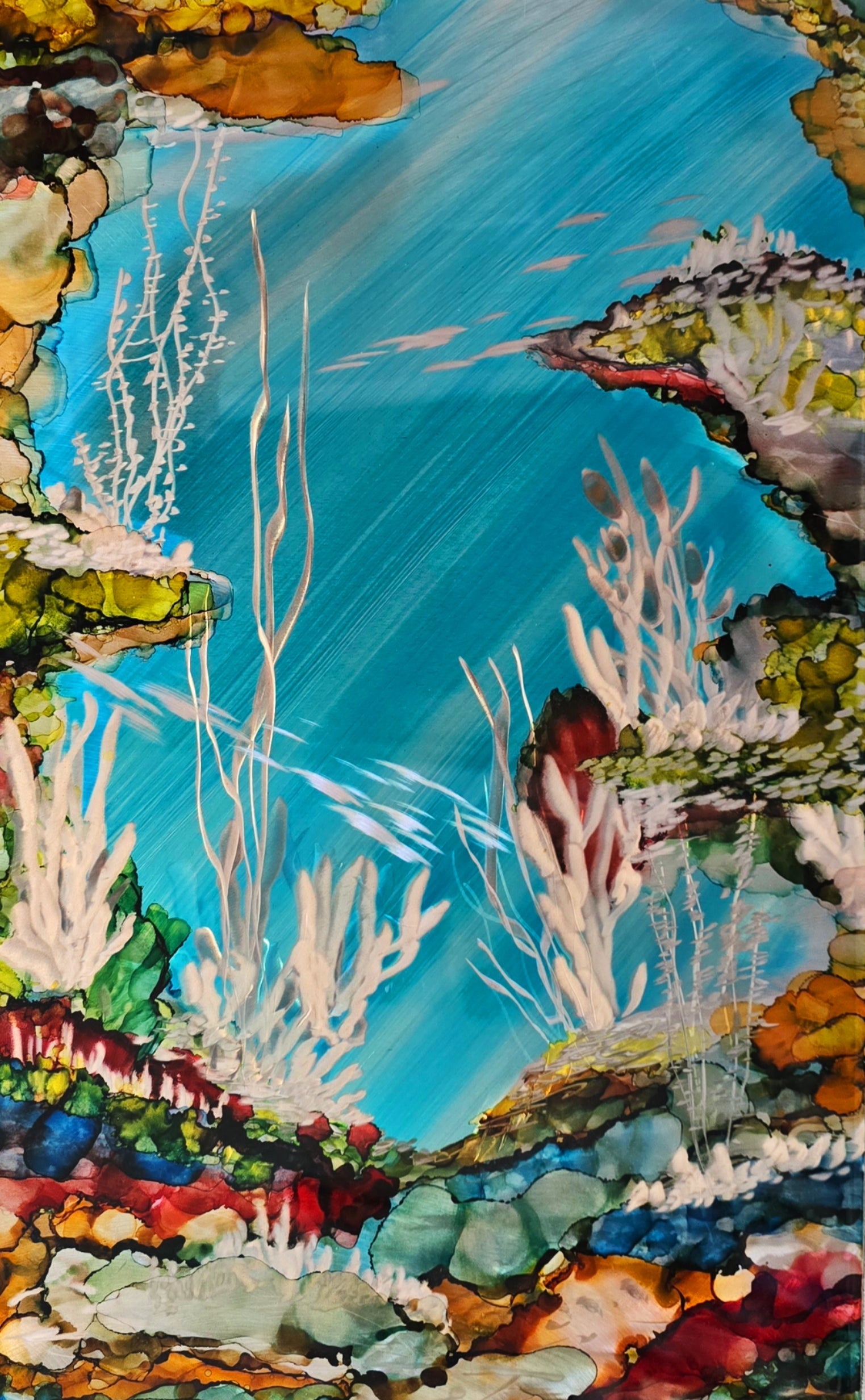 The Reef - Metal Wall Art 16"x36"