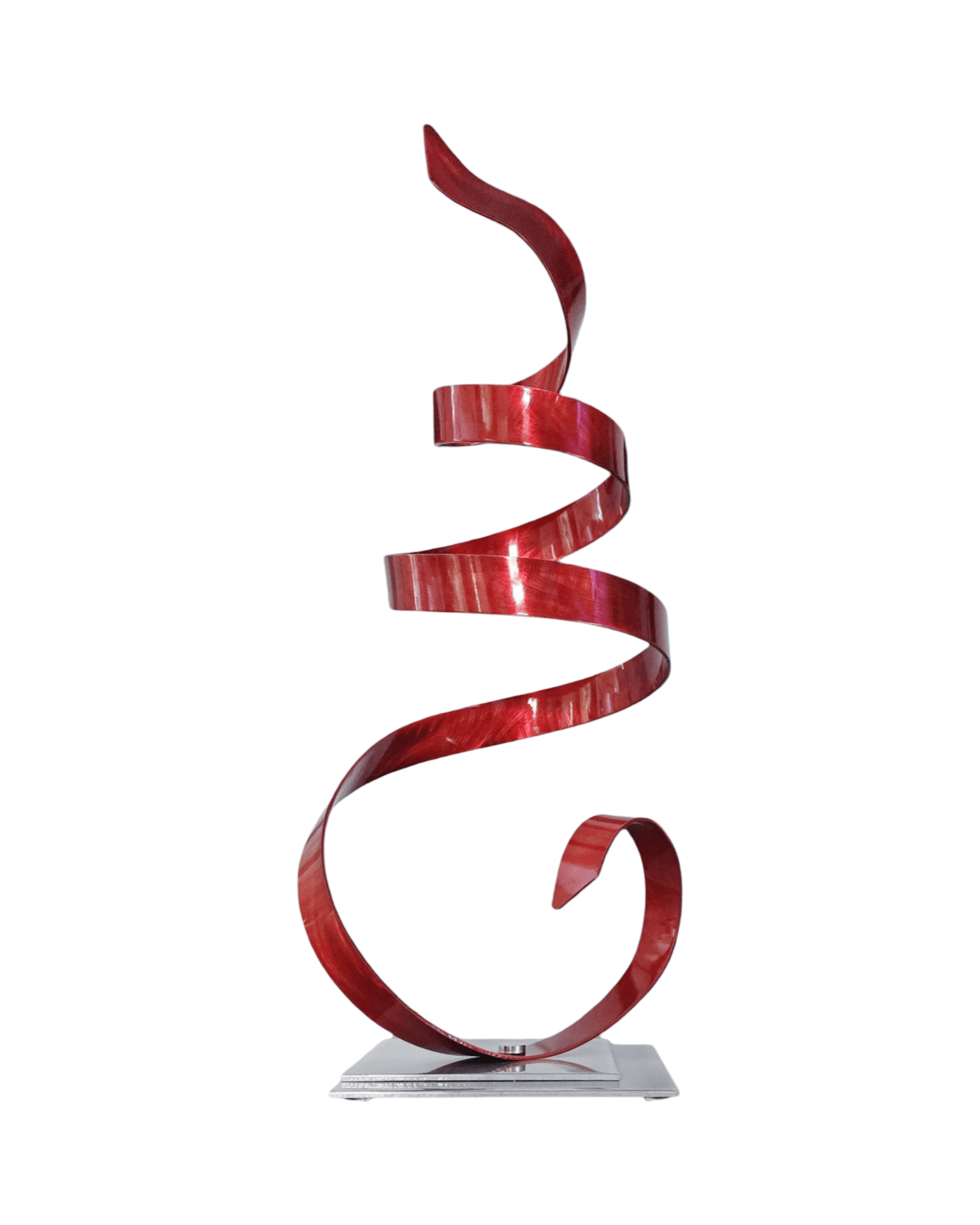 Scarlet Ascent - Metal Sculpture 18"x10"