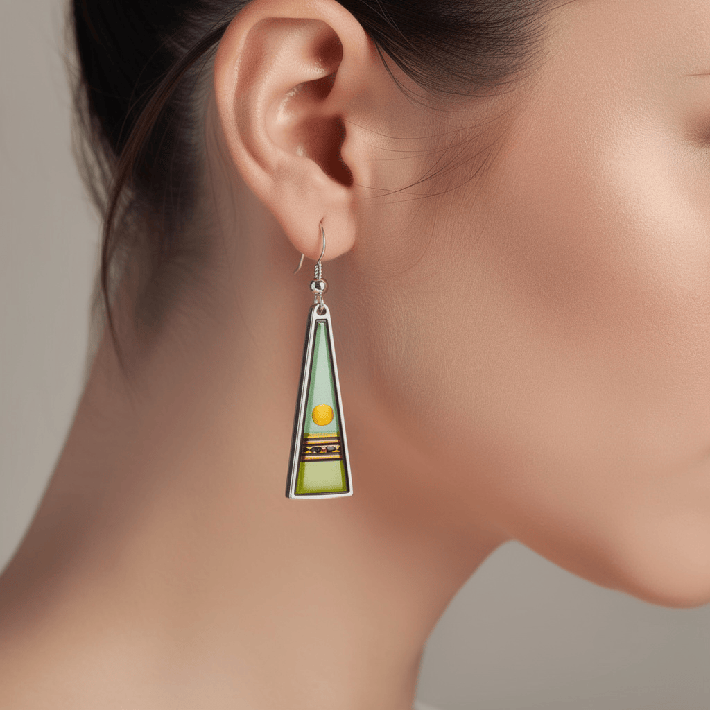 Meadow Spire Earrings 1.5"