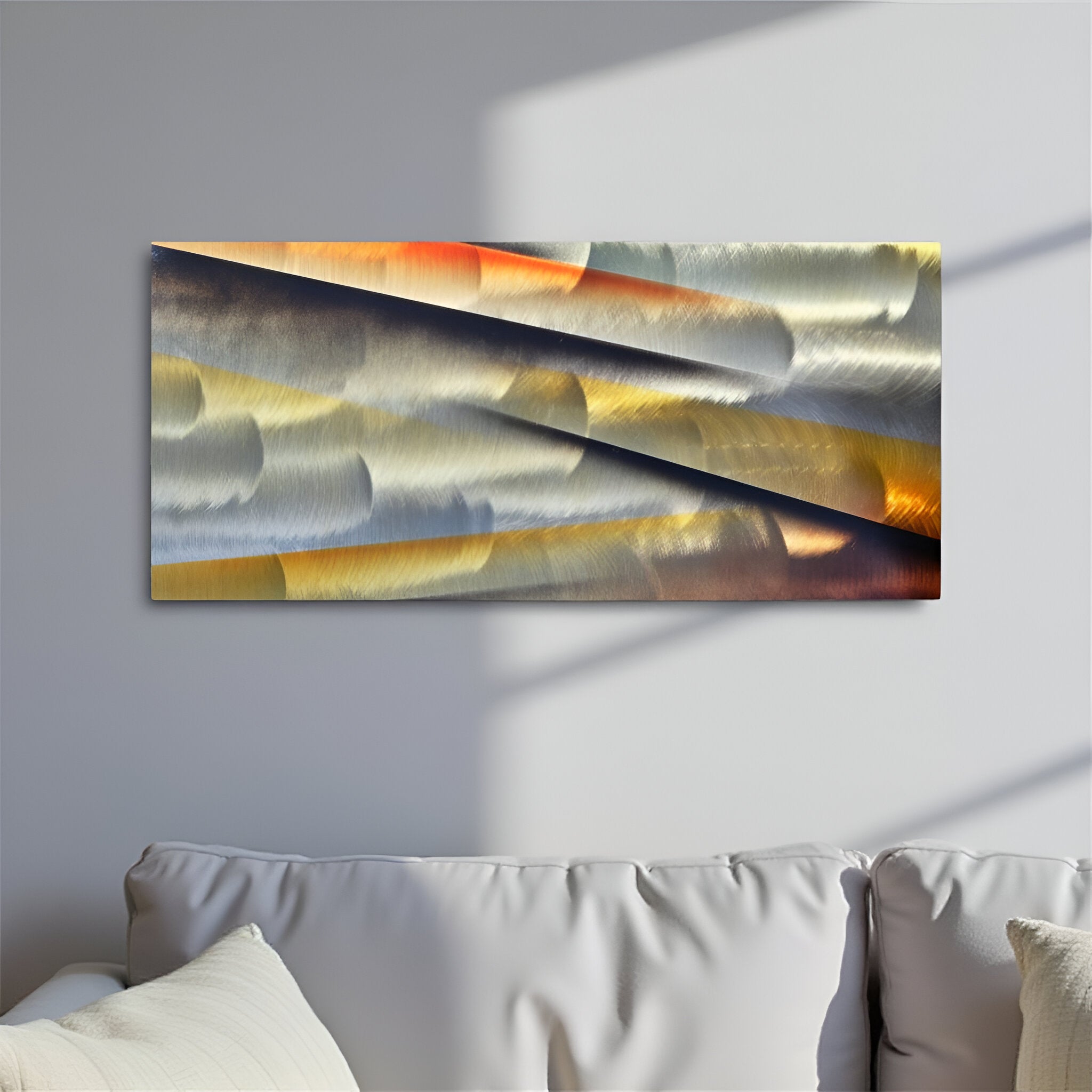 Gentle Radiance - Metal Wall Art 11"x24"