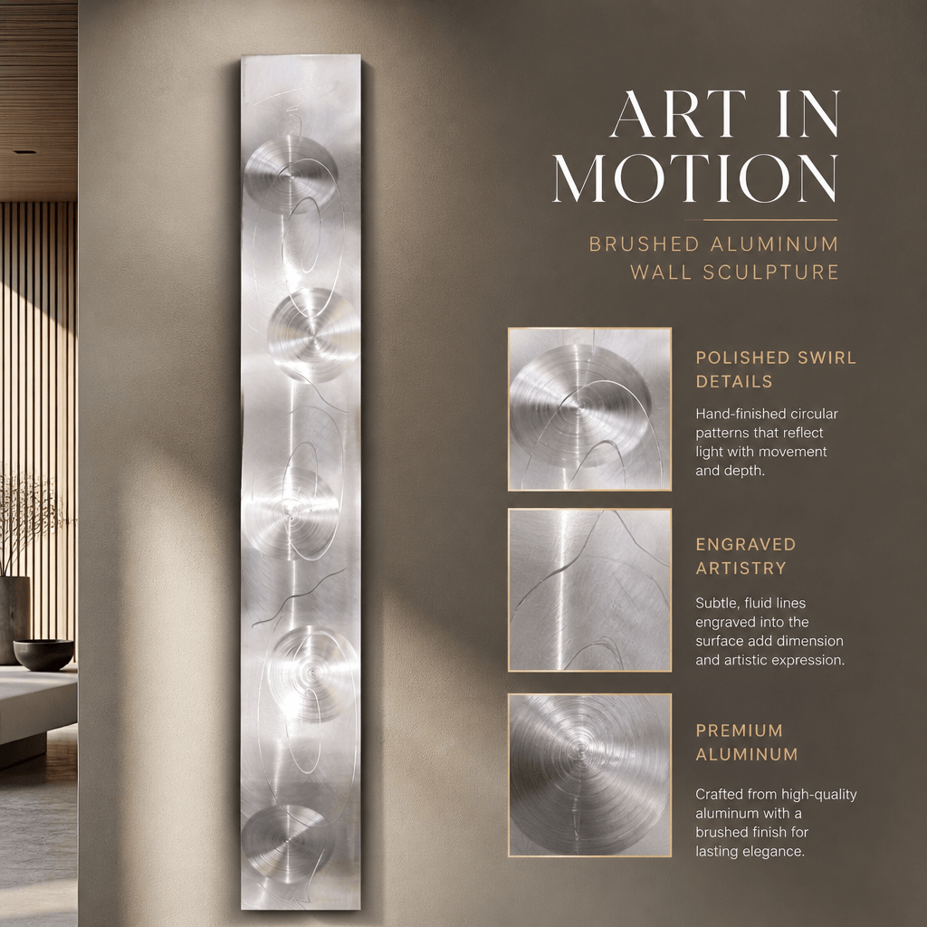 Orbit Sequence - Metal Wall Art 6"x46"
