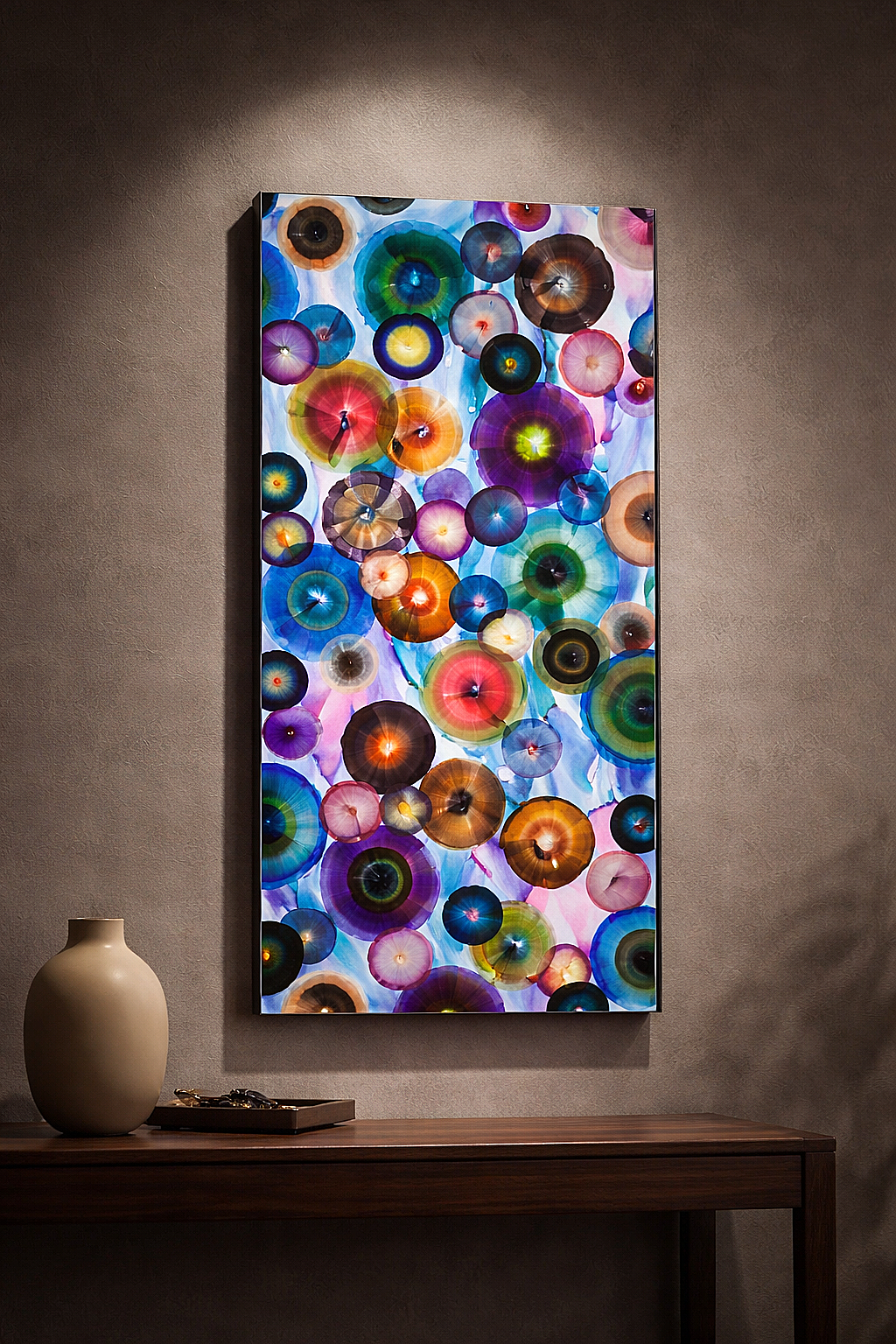 Radiant Bubbles - Metal Wall Art 24"x48"