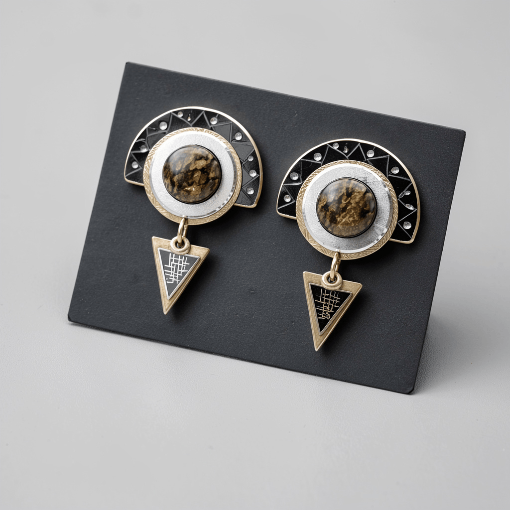 Celestial Orbit Earrings 1.25"