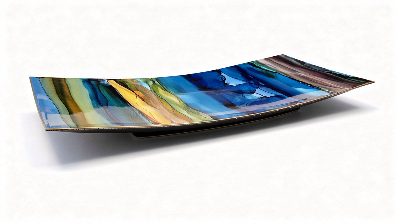 Coastal Drift - Metal Decorative Tray 6"x12"