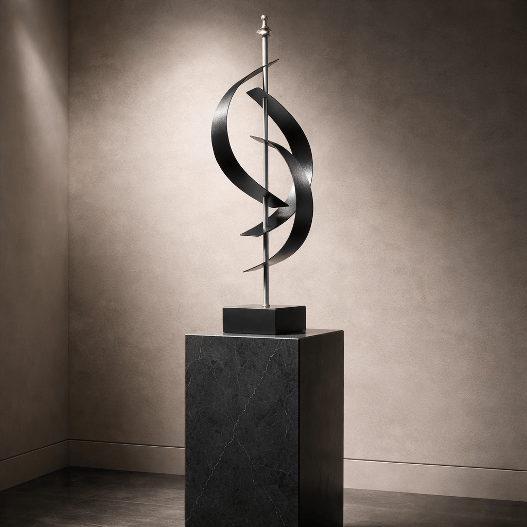 Vertical Harmony - Metal Sculpture 18"x8"