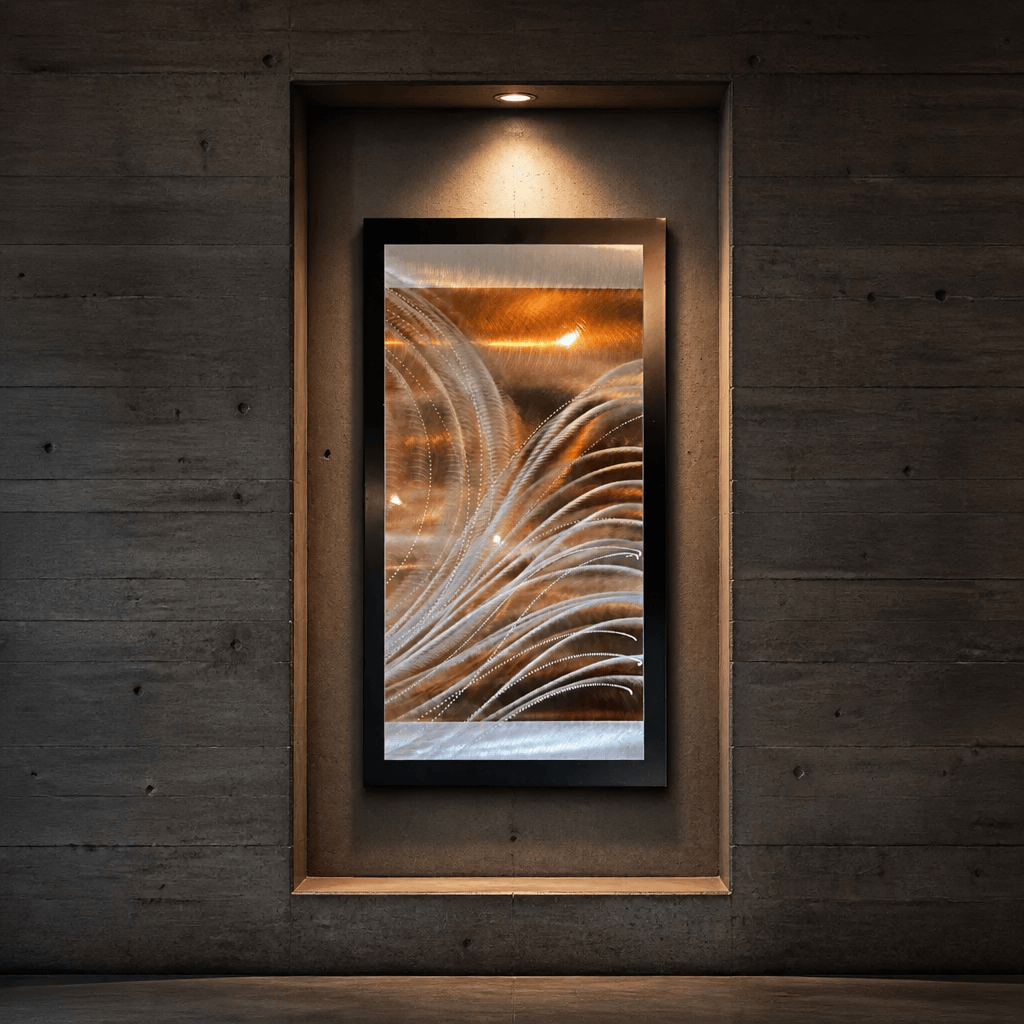 Flowing Momentum - Metal Wall Art 14"x26"