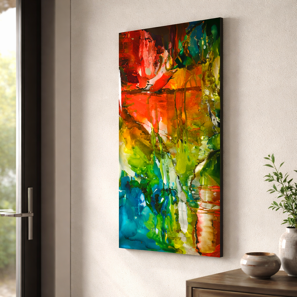 Color Symphony - Metal Wall Art 18"x36"