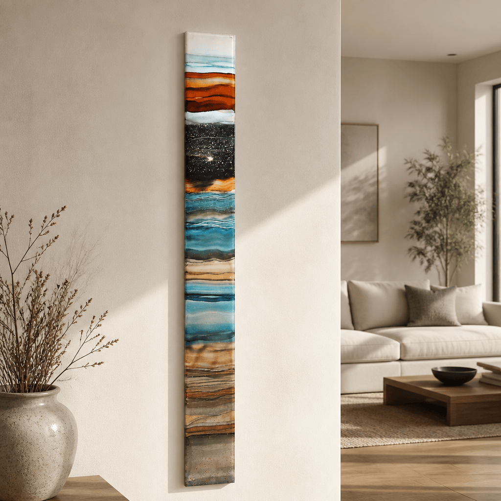 Between Worlds - Metal Wall Art 6"x48"