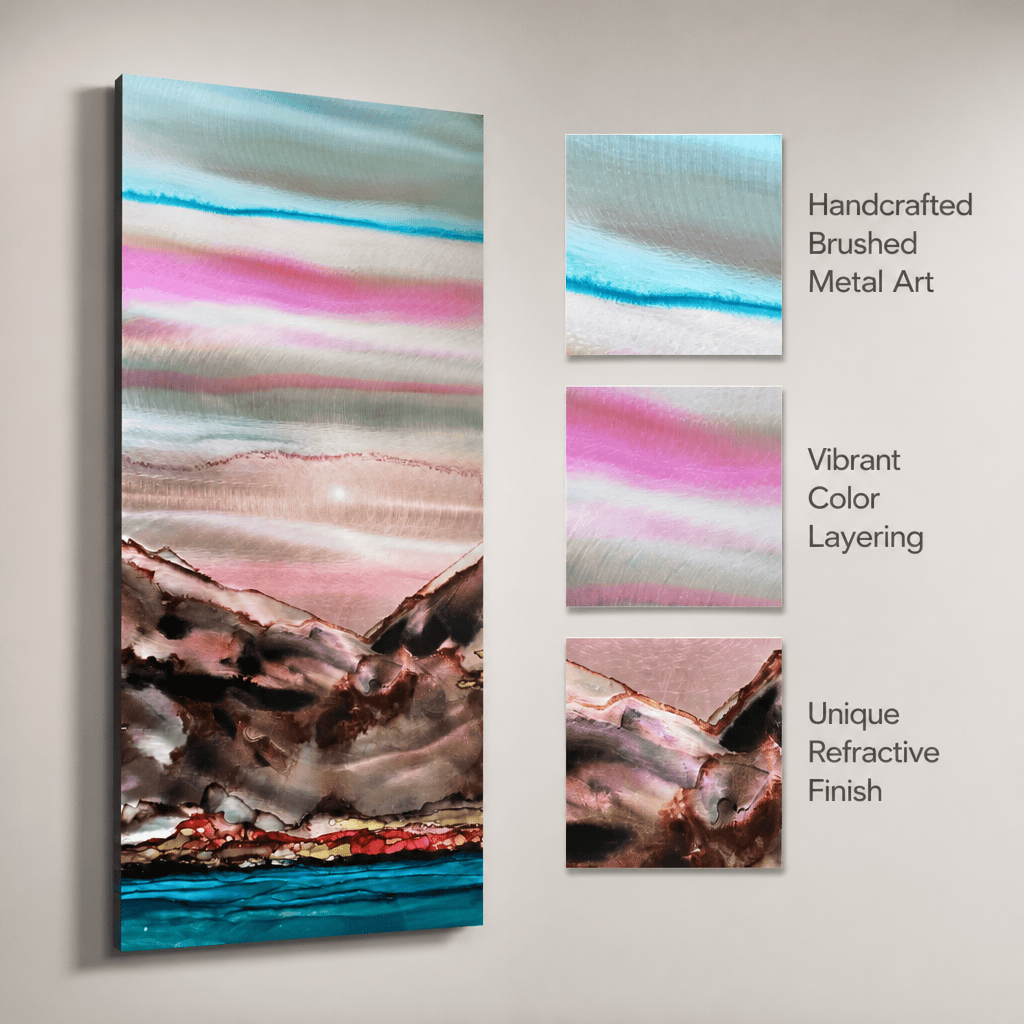 Between Worlds - Metal Wall Art 11"x24"