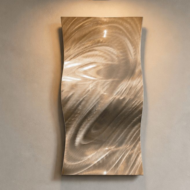 Lumina Flow - Metal Wall Art 12"x24"