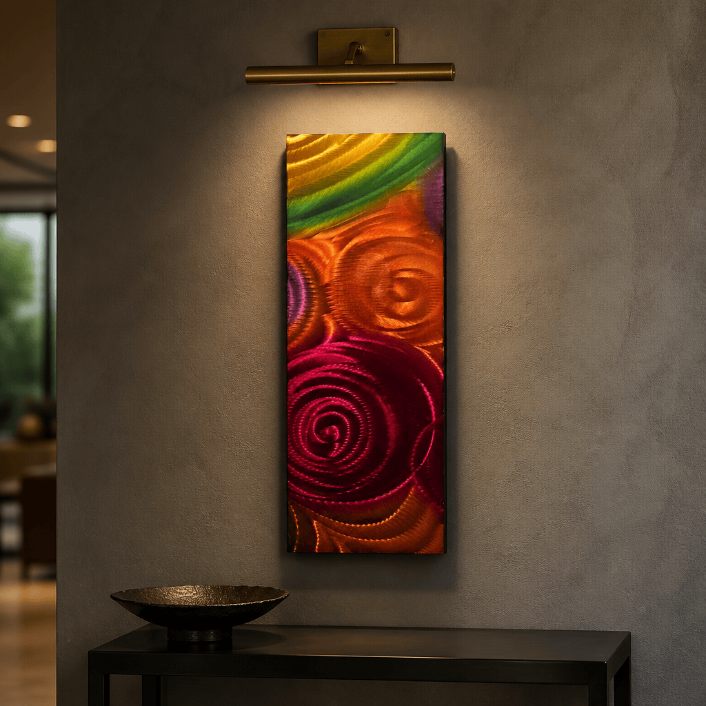 Eternal Bloom - Metal Wall Art 10"x24"