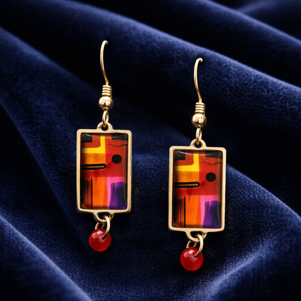 Sunset Gallery Earrings 1.5"