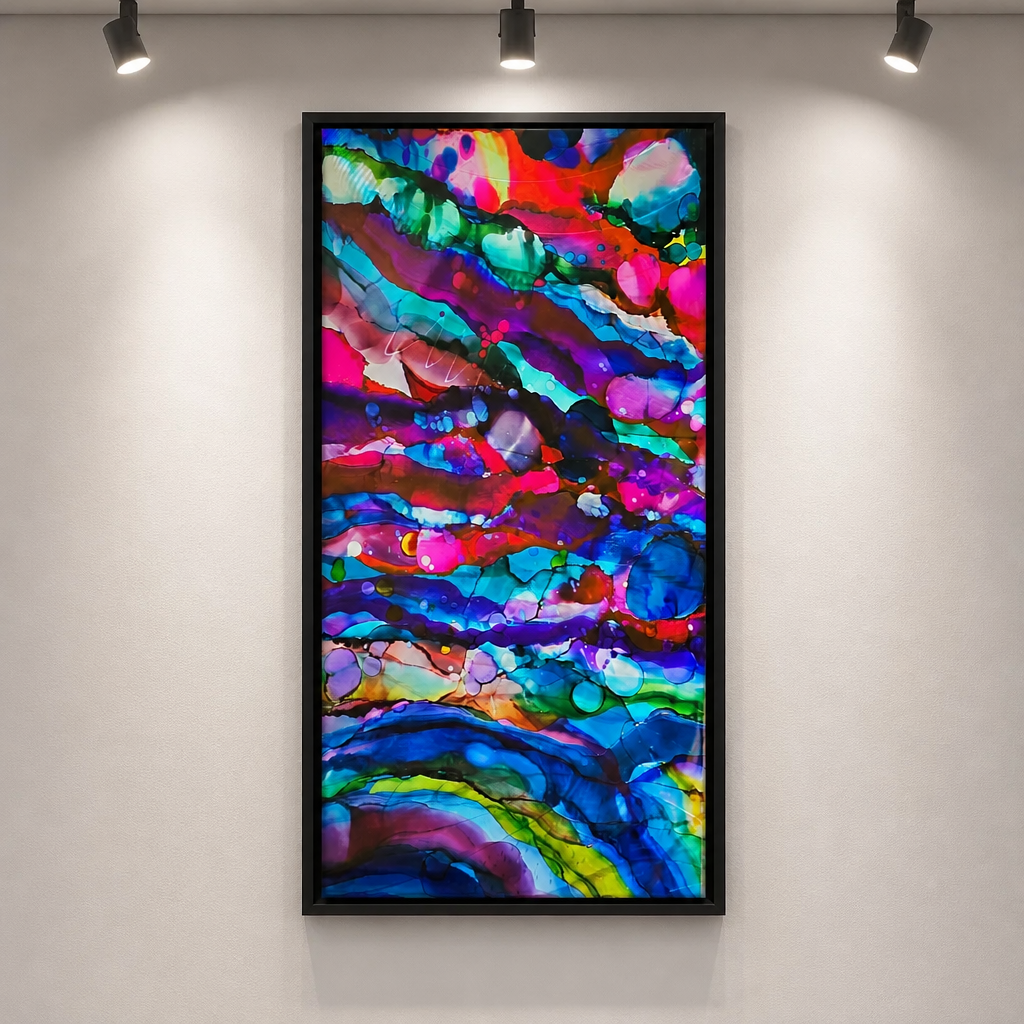 The Torrent - Metal Wall Art 16"x36"