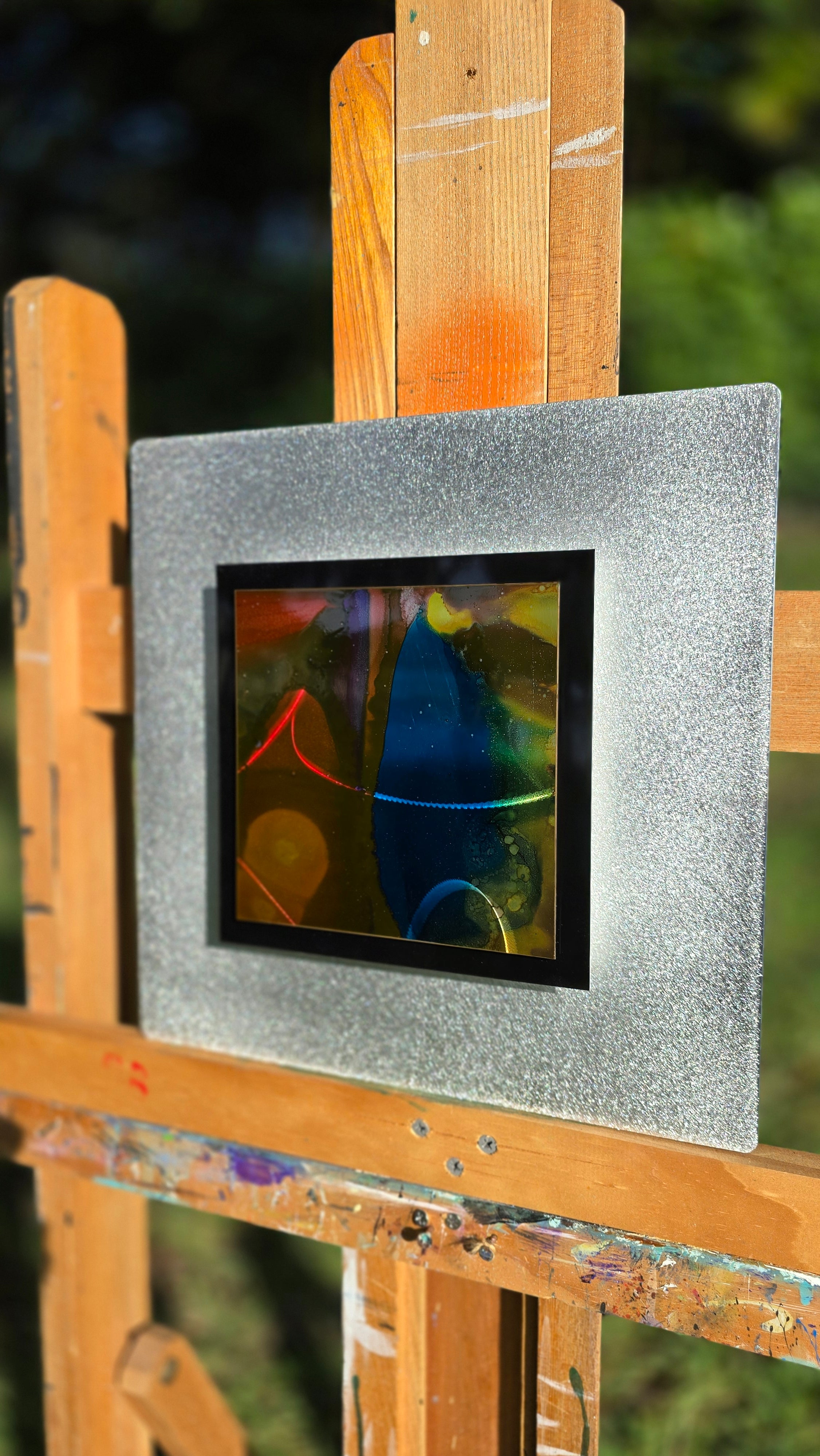 Celestial Dance - Metal Wall Art 12"x12"