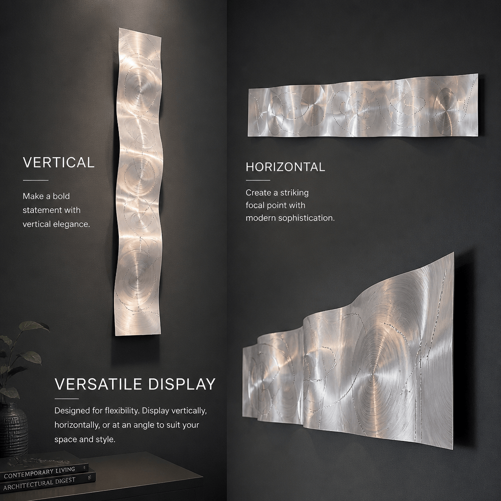 Orbit Sequence - Metal Wall Art 6"x46"