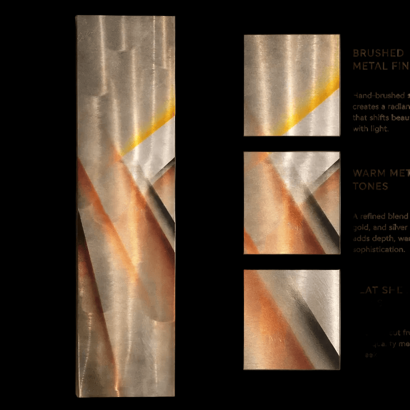 Apex - Metal Wall Art 6"x24"
