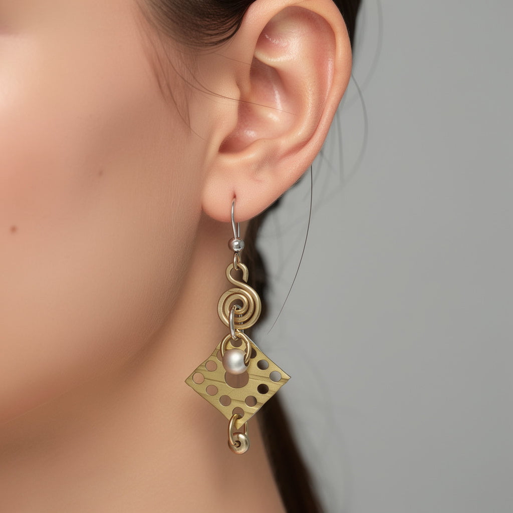 Celestial Rhythm Earrings 1.75"