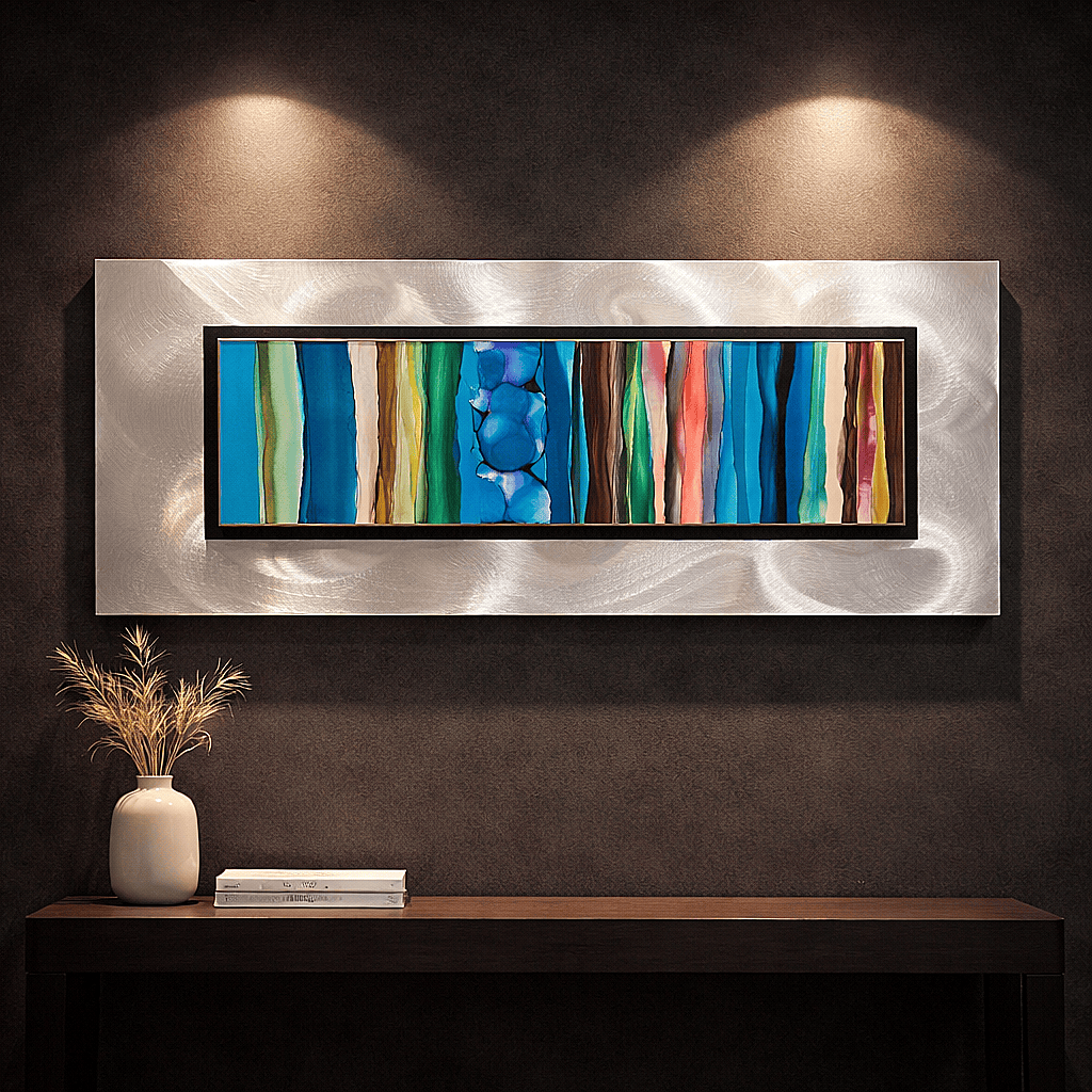 Aquatic Dreams - Metal Wall Art 12"x32"
