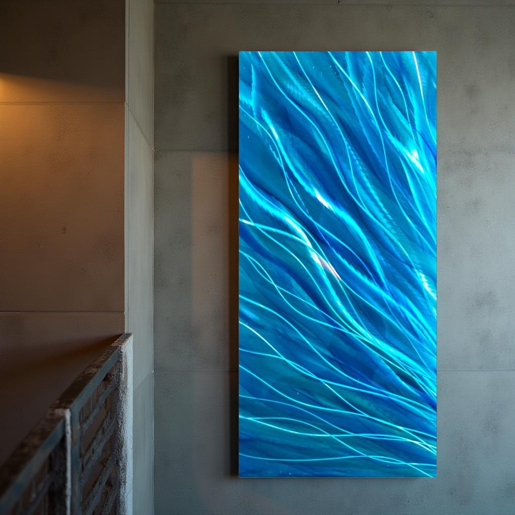 Coastal Calm - Metal Wall Art 11"x24"