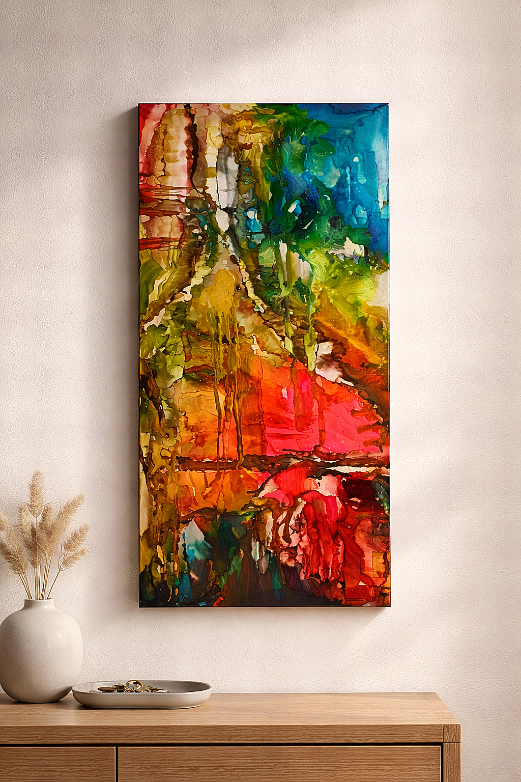 Color Symphony - Metal Wall Art 18"x36"