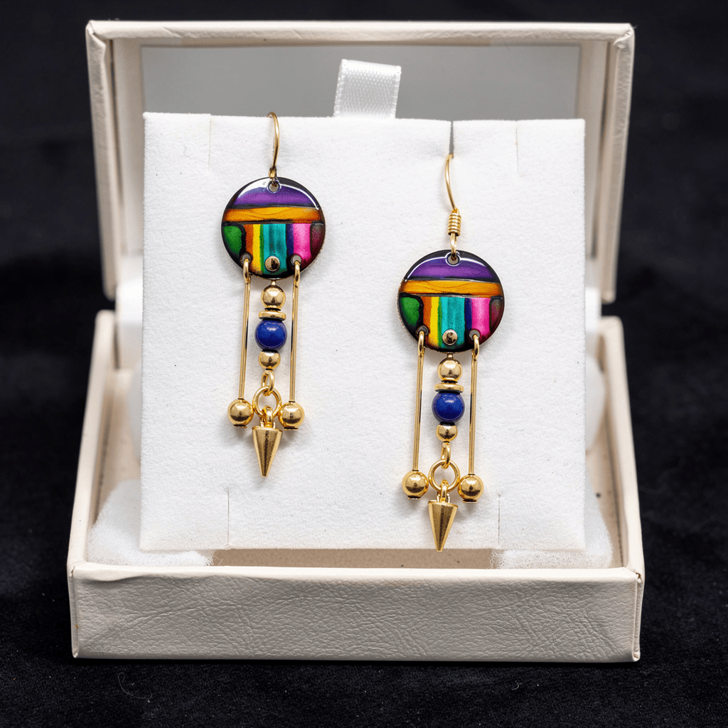 Vivid Horizon Earrings 2"