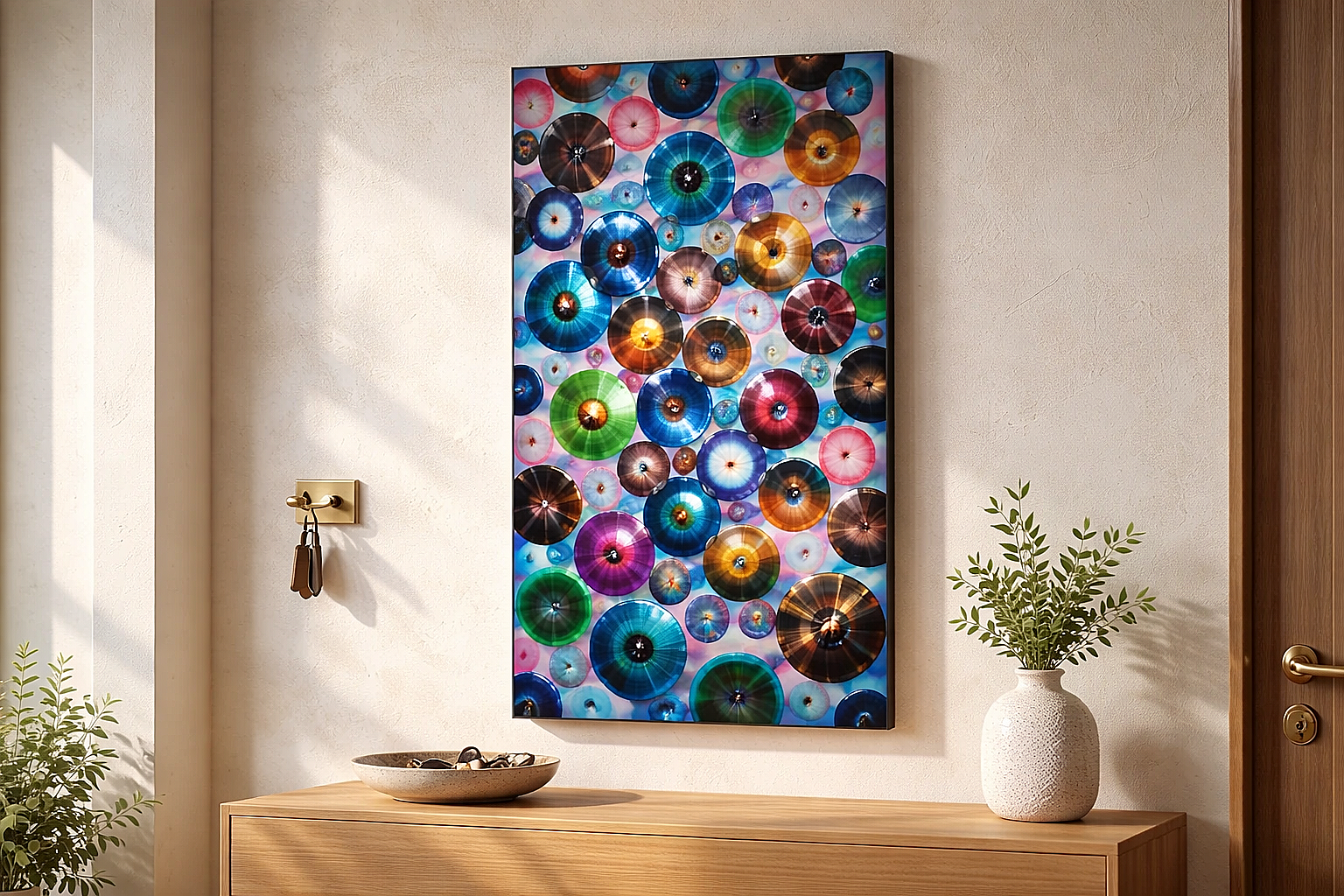 Radiant Bubbles - Metal Wall Art 24"x48"
