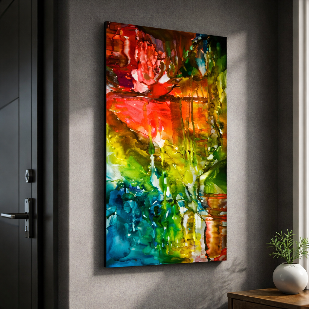 Color Symphony - Metal Wall Art 18"x36"