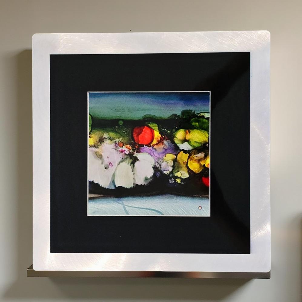 Garden Whispers - Metal Wall Art 12"x12"