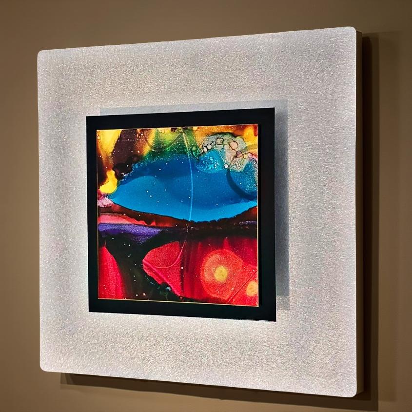 Celestial Dance - Metal Wall Art 12"x12"