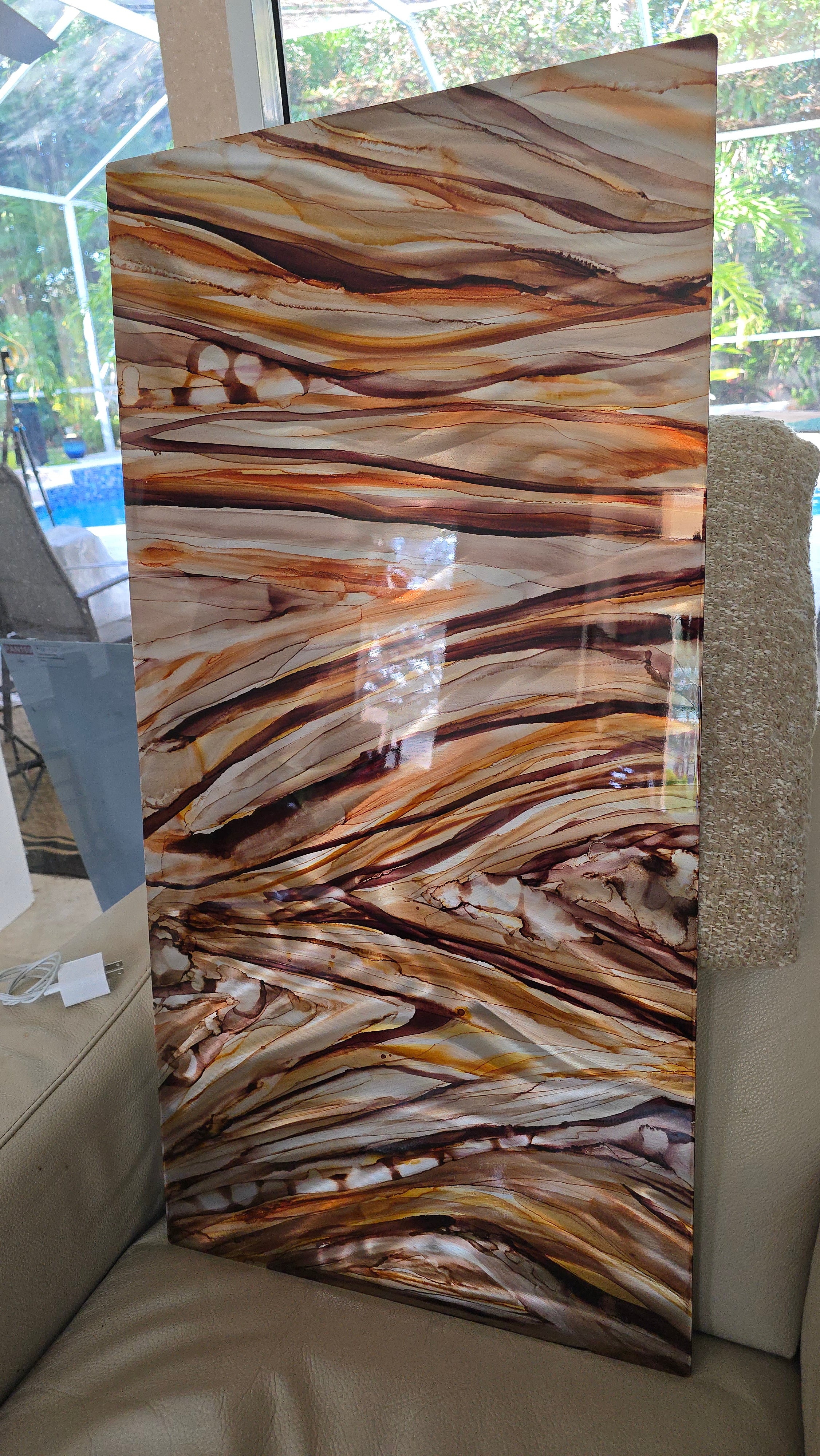 Autumn Whispers - Metal Wall Art 18"x36"