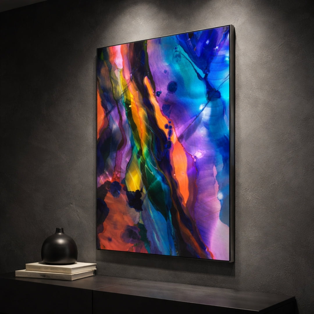 Aurora Surge - Metal Wall Art 15"x20"