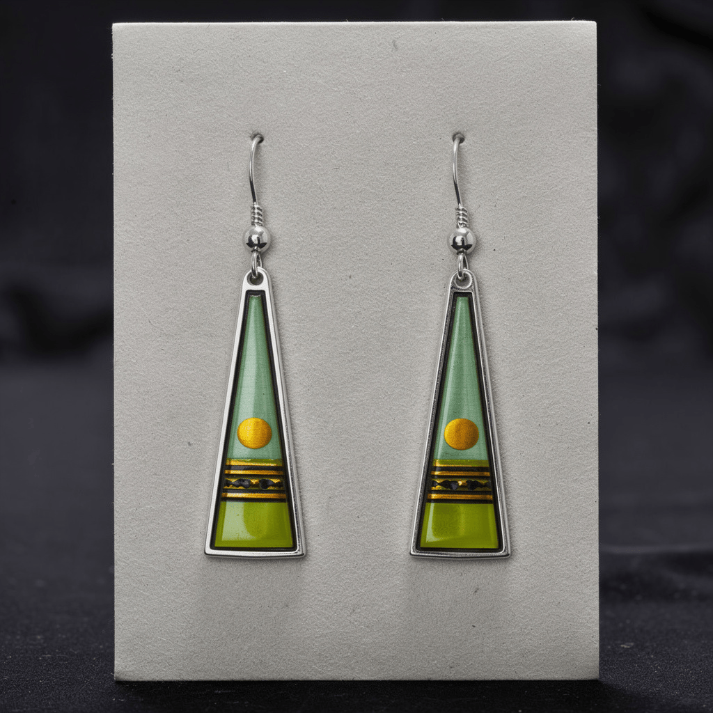 Meadow Spire Earrings 1.5"