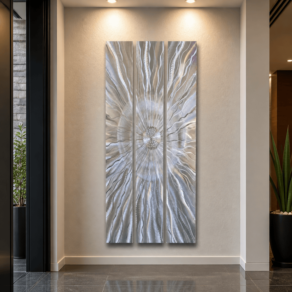 The Emanation - 3-Panel Metal Wall Art 8"x48" (each)