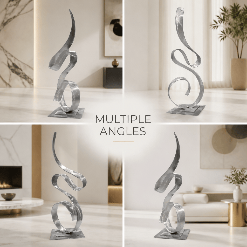 (The Unraveling) - Metal Sculpture 29"x8"