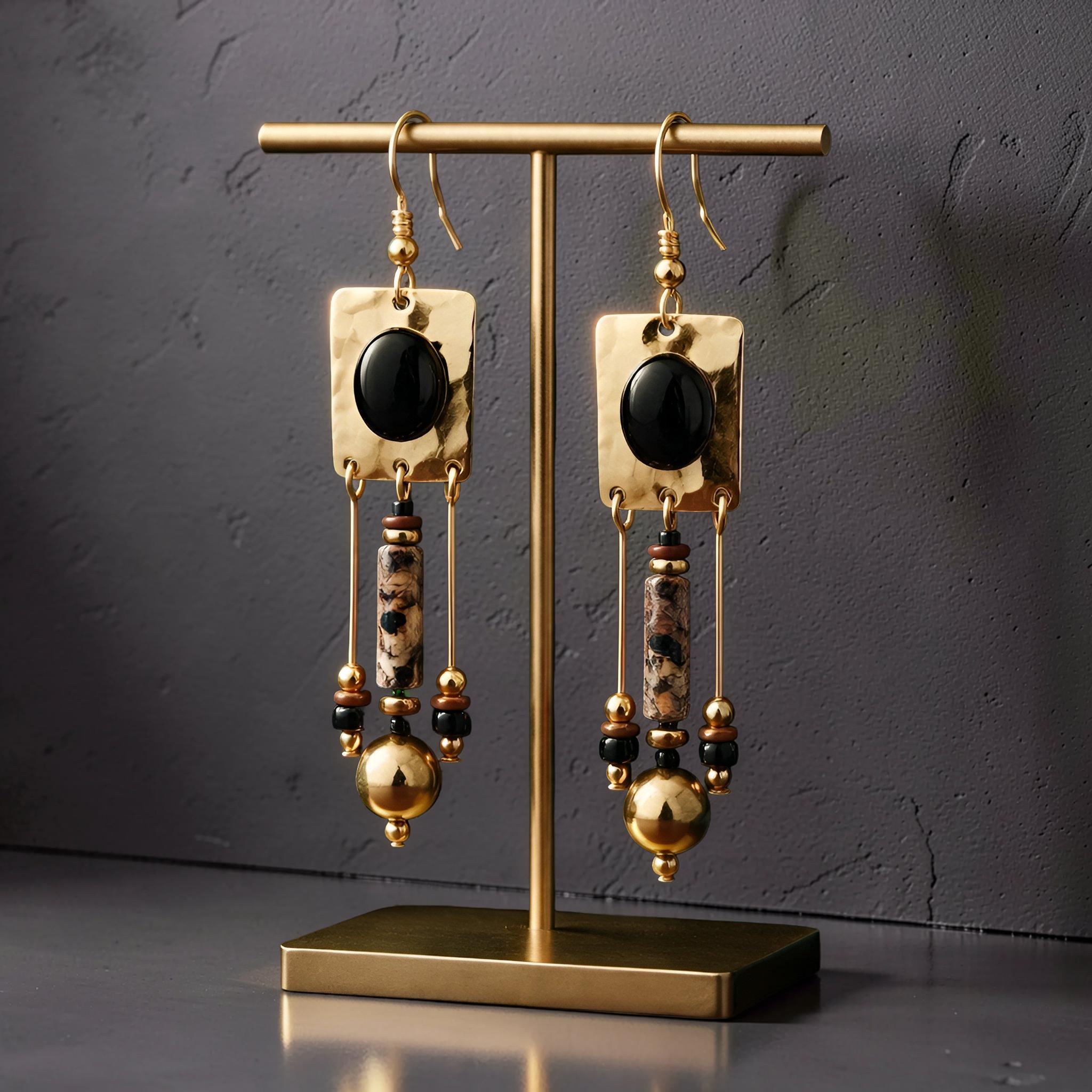 Sahara Nights Earrings 2.75"