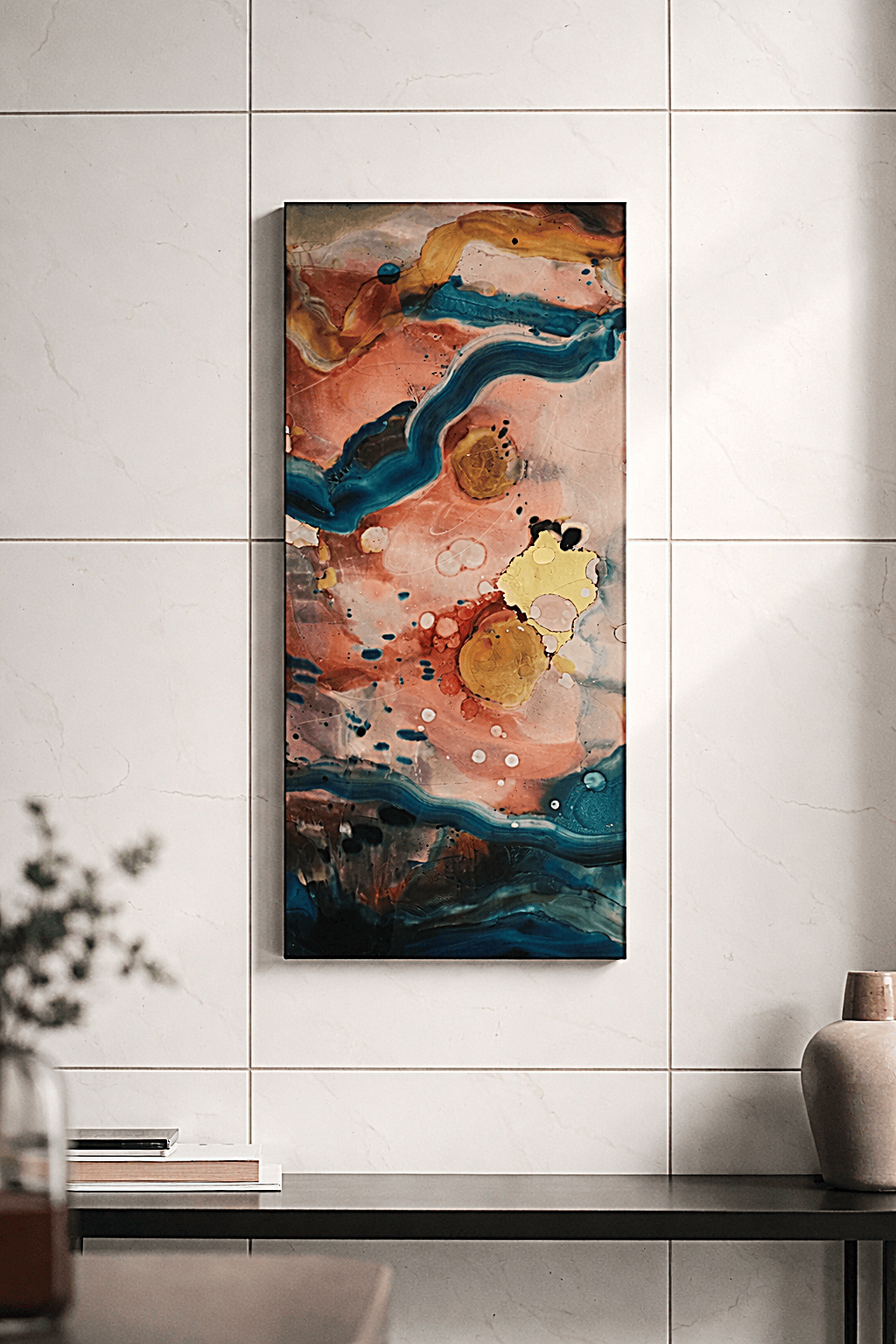 Coastal Dreams - Metal Wall Art 18"x36"