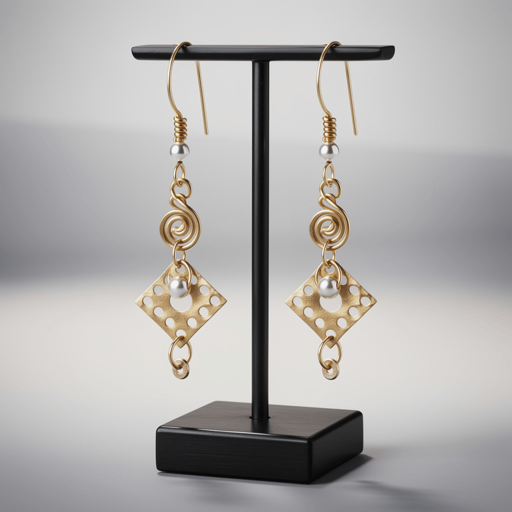 Celestial Rhythm Earrings 1.75"