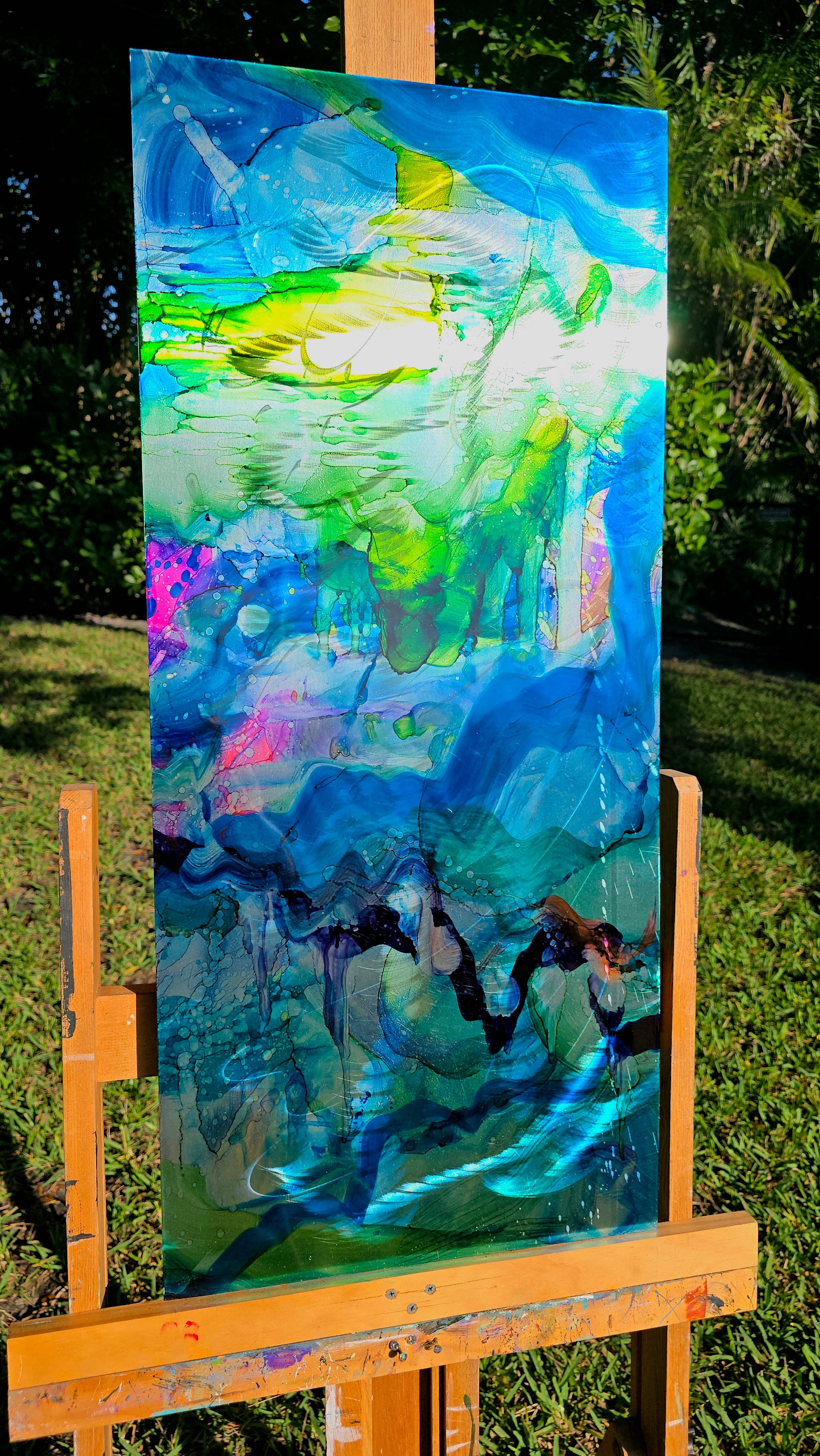 Tranquil Waters - Metal Wall Art 16"x36"