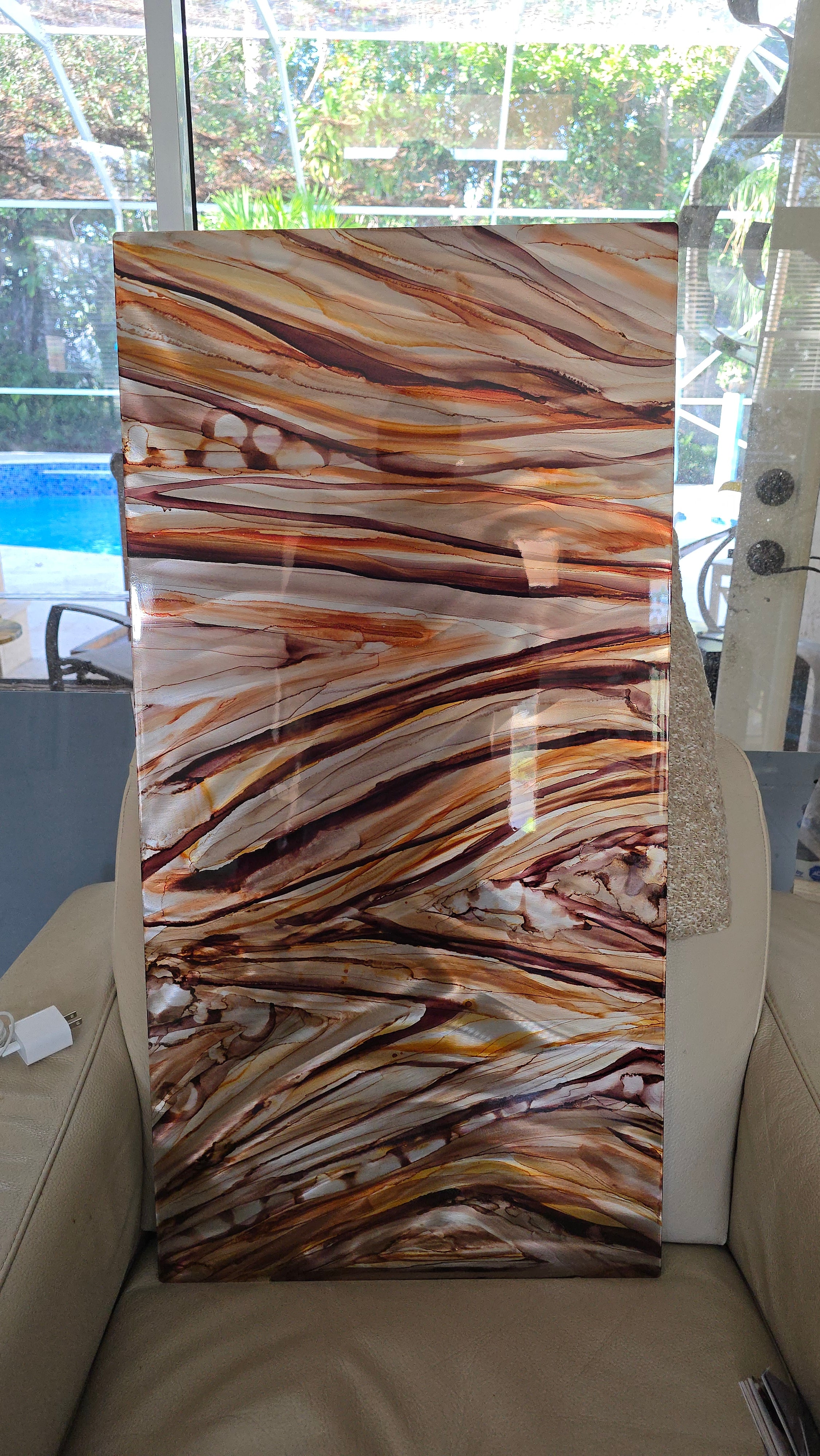 Autumn Whispers - Metal Wall Art 18"x36"