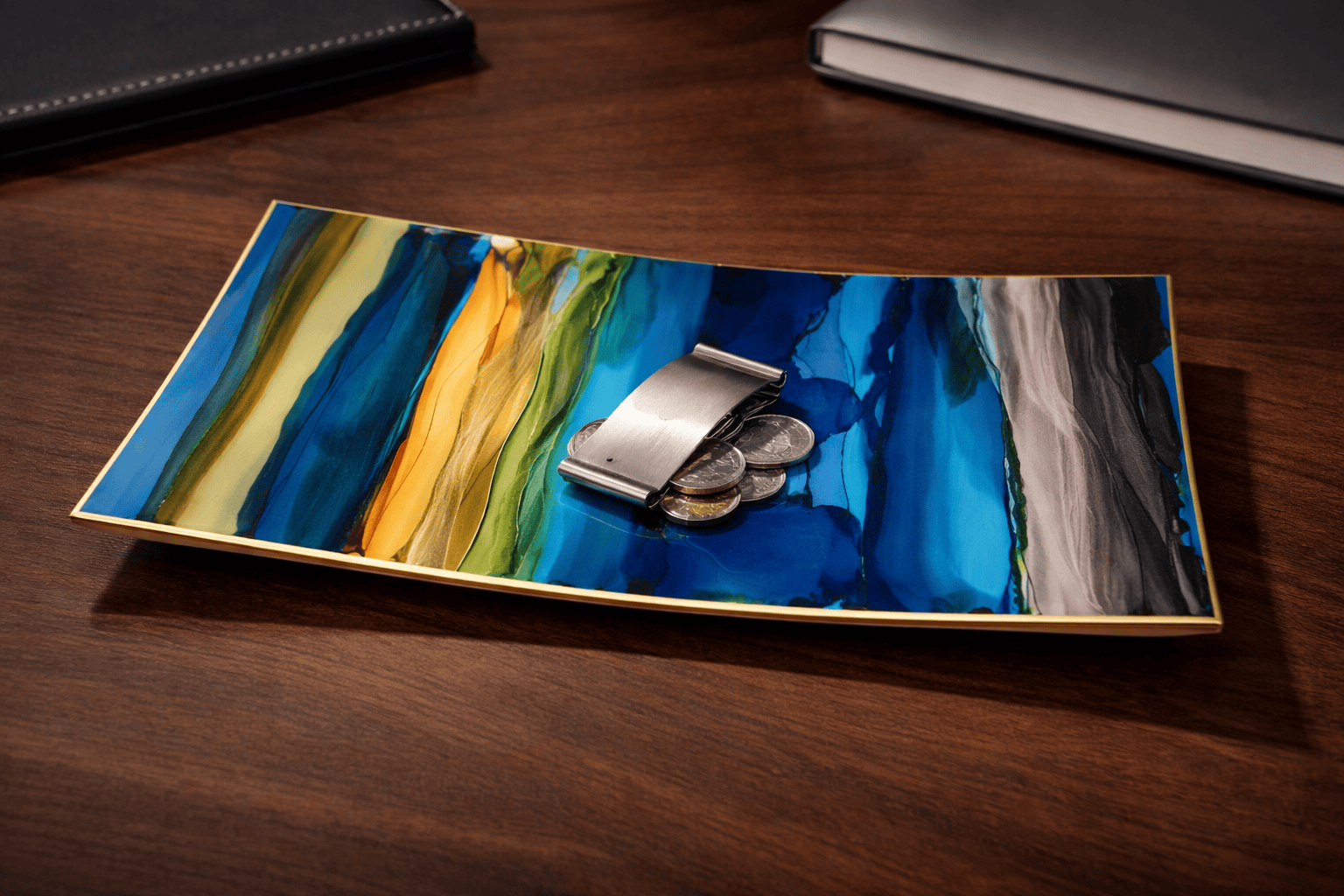 Coastal Drift - Metal Decorative Tray 6"x12"