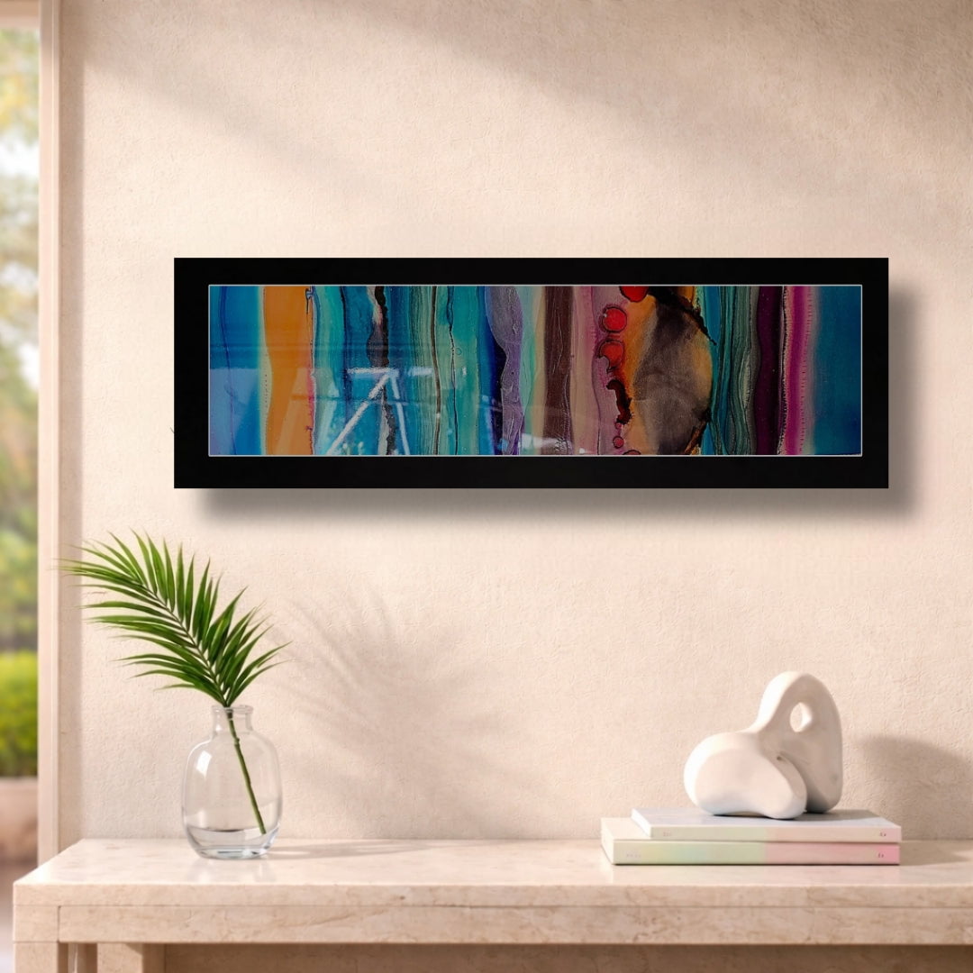 Tidal Jewels - Metal Wall Art 9"x27"