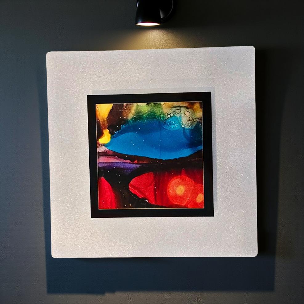 Celestial Dance - Metal Wall Art 12"x12"