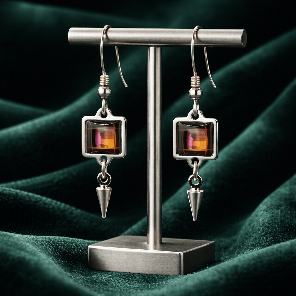 Sunset Glow Earrings 1.25"