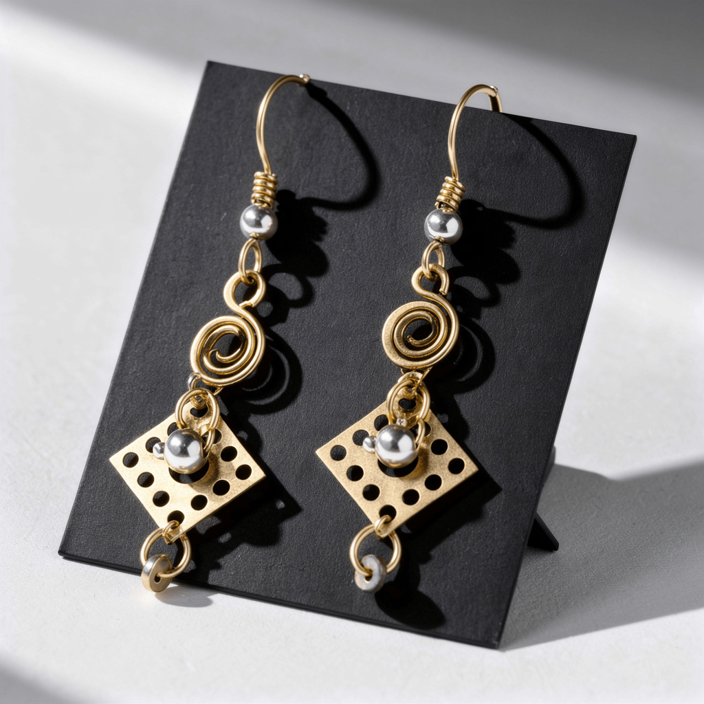 Celestial Rhythm Earrings 1.75"