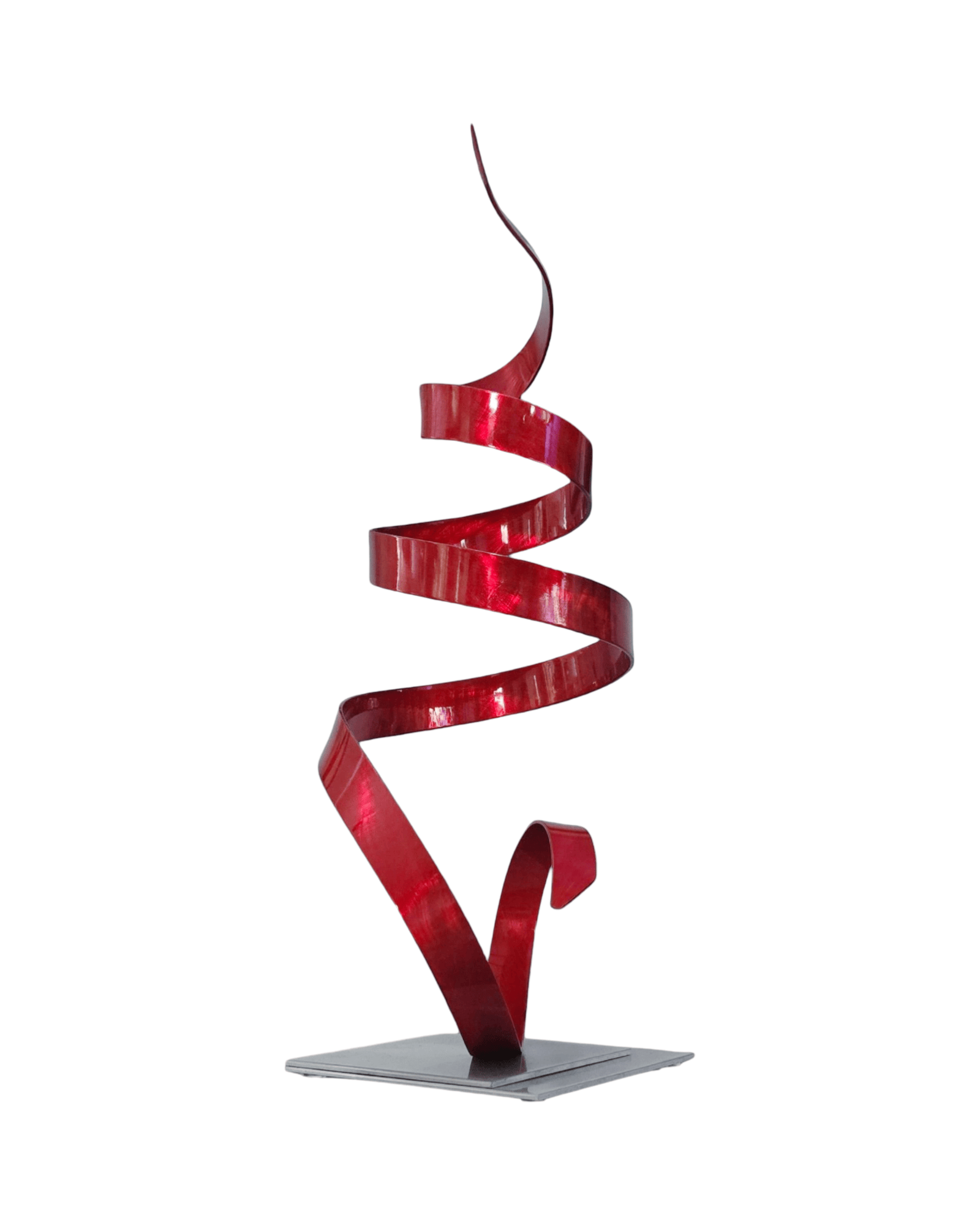 Scarlet Ascent - Metal Sculpture 18"x10"